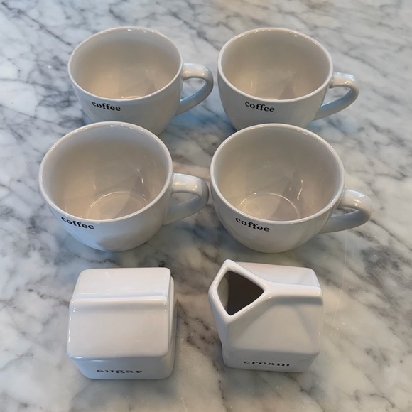 Crate&Barrel Other - Crate&Barrel Coffee Set including Sugar and Cream Set